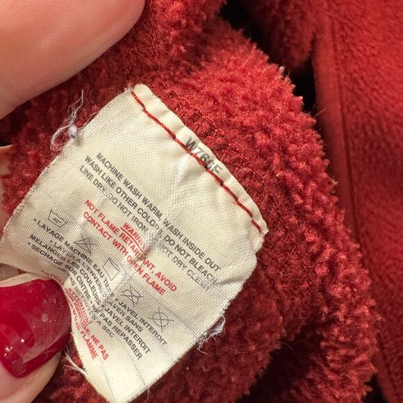 Vintage Patagonia Synchilla Jacket Mens XL Maroon Red Fleece Full Zip USA - Picture 7 of 8